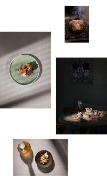 Gerichte aus dem Restaurant Foodfotografie