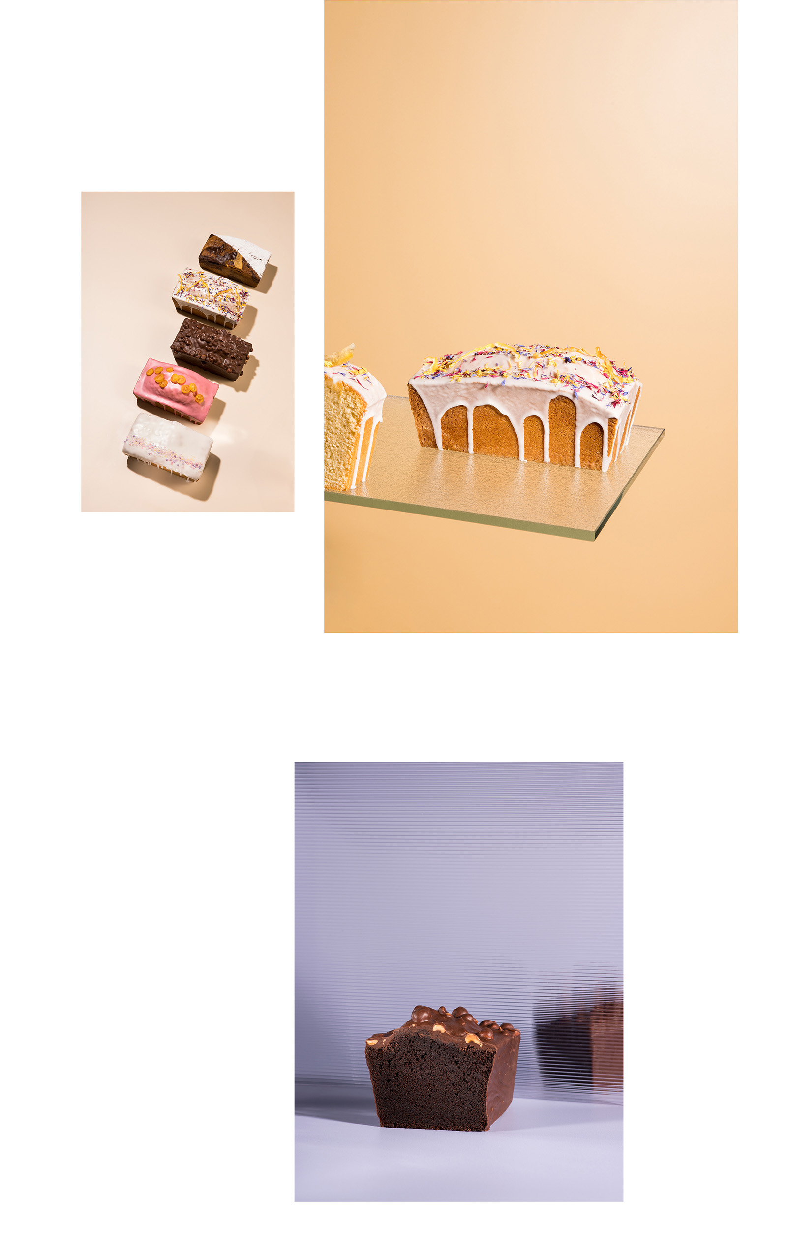 Verschiedene Rührkuchen