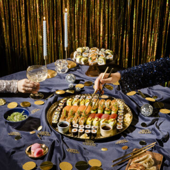 Foodfotografie Weihnachten mit Sushi